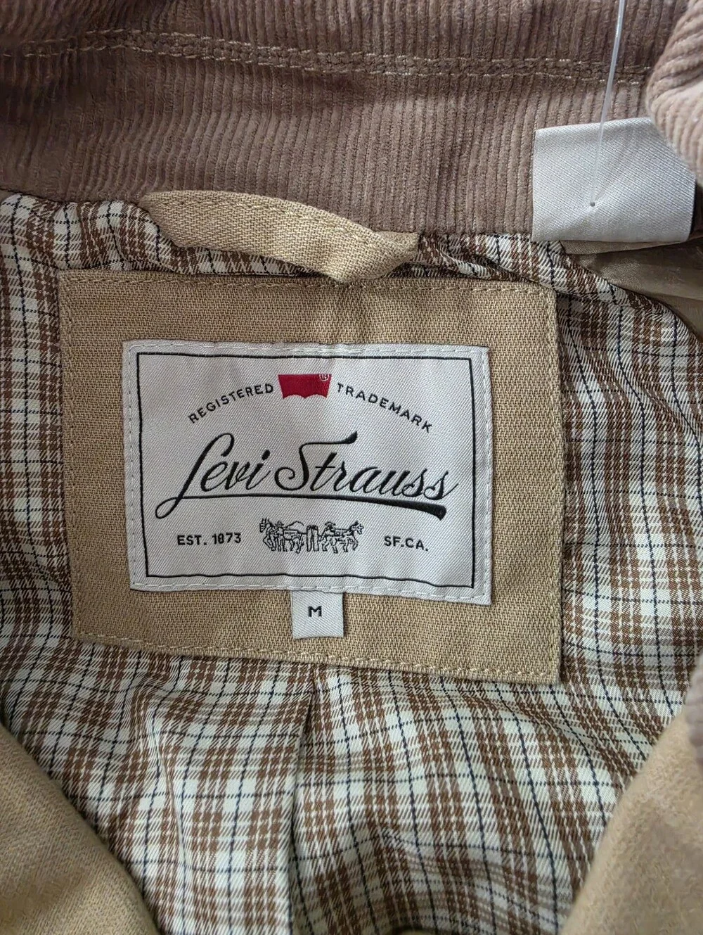 Levi Strauss & Co. Bree Classic Long Trench Coat Size Medium NWT